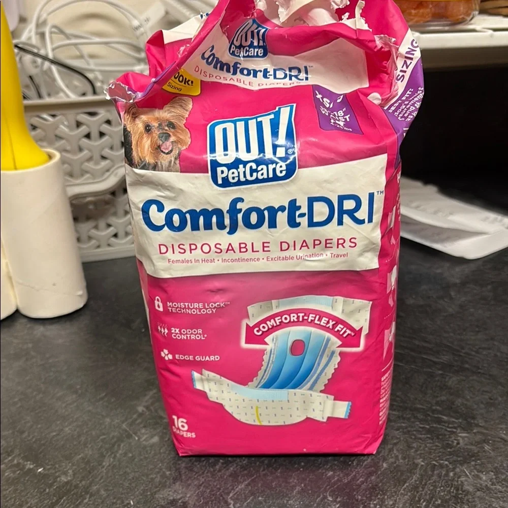 OUT! PetCare Comfort-Dri Disposable Diapers
